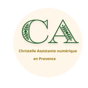 Logo Christelle Assistante numérique en Provence Logo Christelle Assistante Numérique en Provence - création d'identité visuelle pour artisans et producteurs locaux